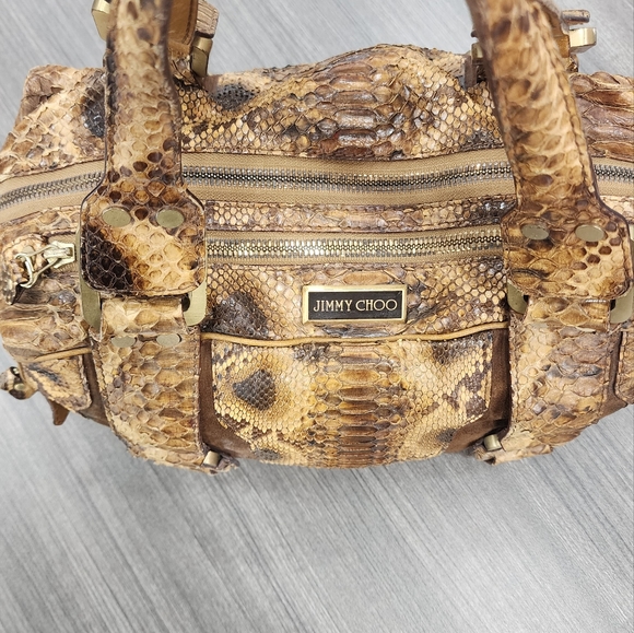 Pre-Loved // Jimmy Choo  // Python Bag - Picture 6 of 10